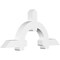 Ekena Millwork Ericson Architectural Grade PVC Gable Bracket, 72"W x 33"H x 6"D x 6"F, 11/12 Pitch GBP072X33X0606ERI00 - alternate 1